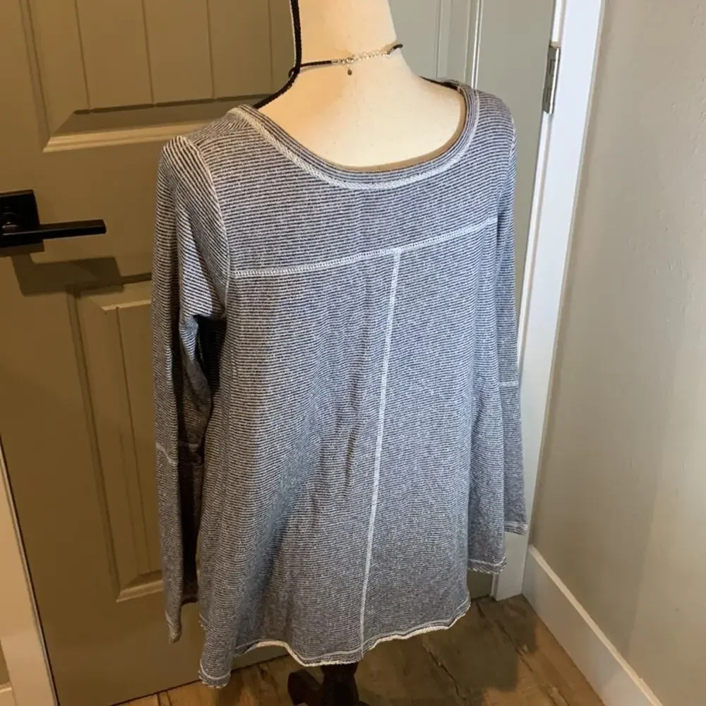 FREE PEOPLE Lacey Love Striped Top S